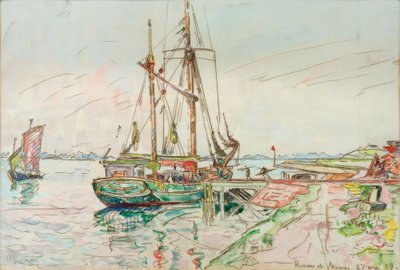 Fiume a Vannes da Paul Signac